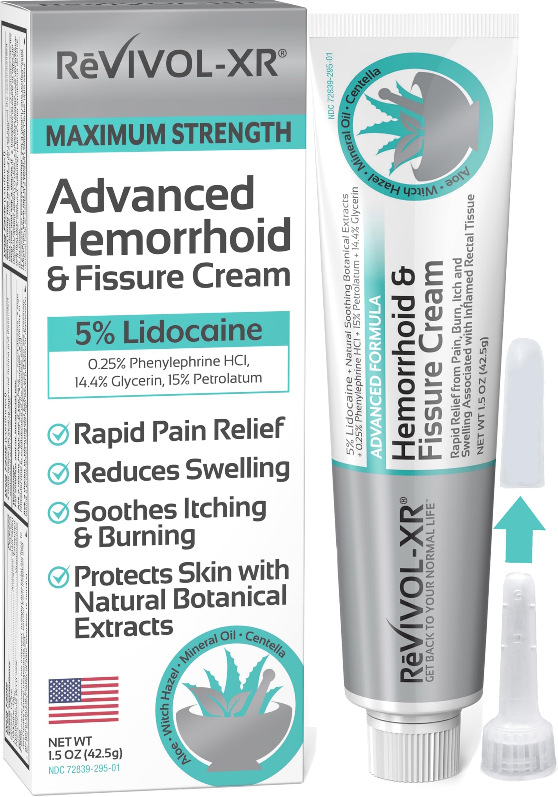 Amazon.com: REVIVOL-XR Advanced Hemorrhoid Treatment. 5% Lidocaine